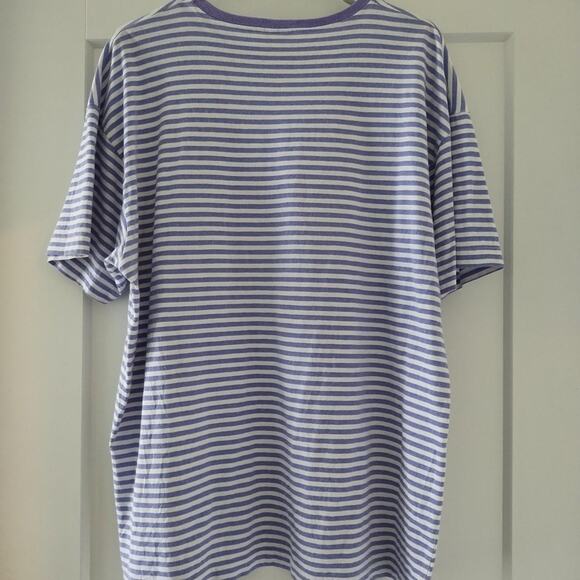 Vintage 90s Disney's Blizzard Beach - Ice Gator - RARE Striped T-Shirt - NO TAG - Picture 7 of 8